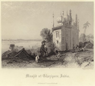 Musjid at Ghazipore by Thomas Colman Dibdin